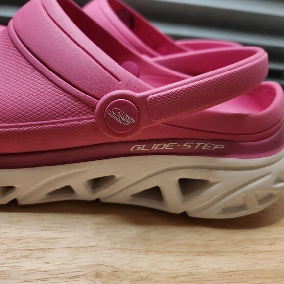 Skechers Foamies Glide Step Clogs – Women’s Size 12 Pink Slip-On - Picture 5 of 6